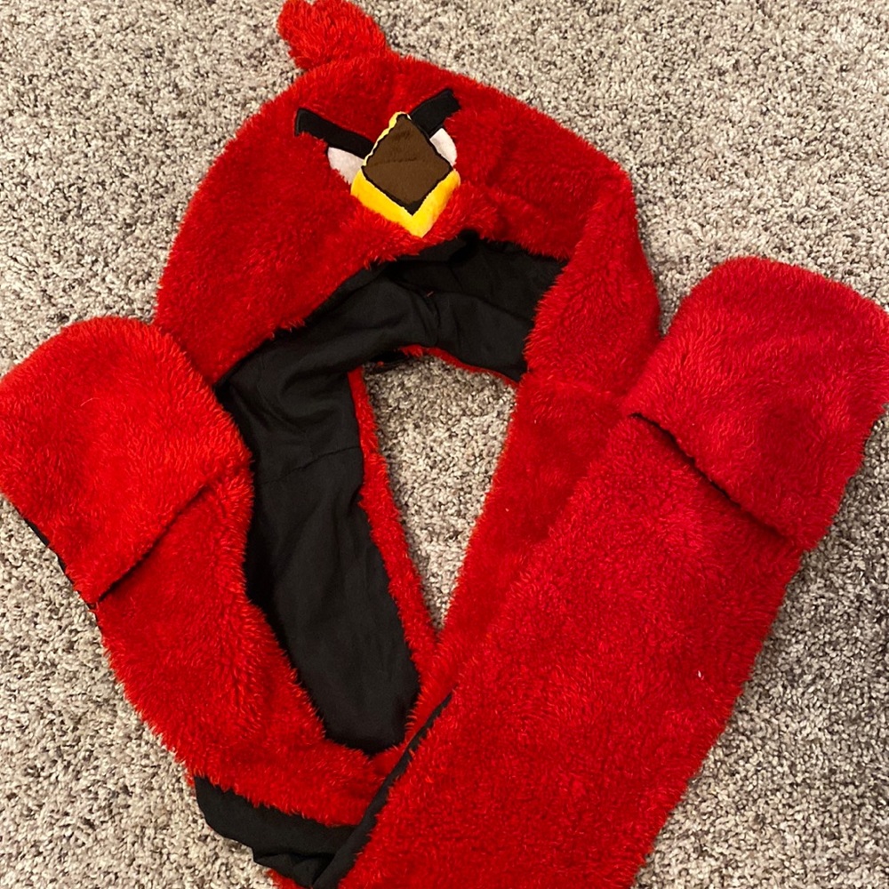 Long Angry birds beanie